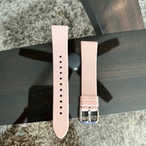 Fossil pink leather strap. Size 18mm